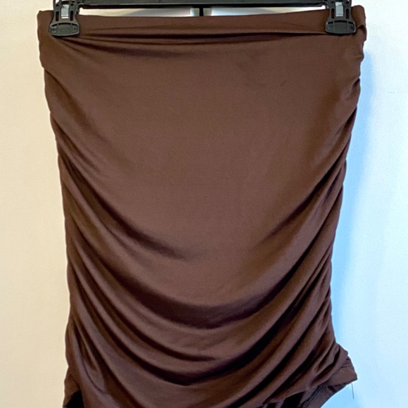 Rushed Brown Bodycon Skirt, good condition. - Picture 5 of 10